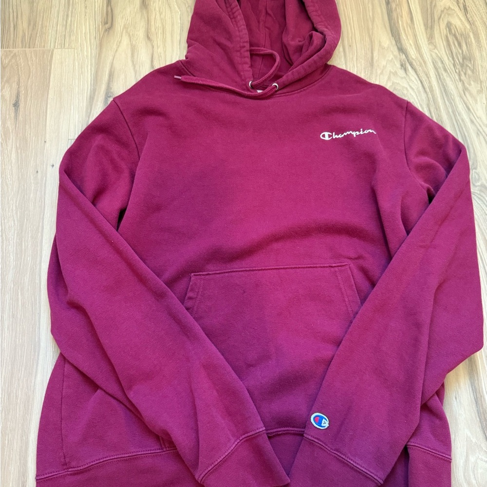 Champion Men's Burgundy Hoodie
